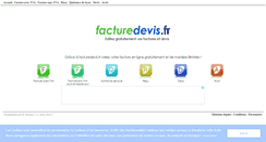 Desktop Screenshot of facturedevis.fr